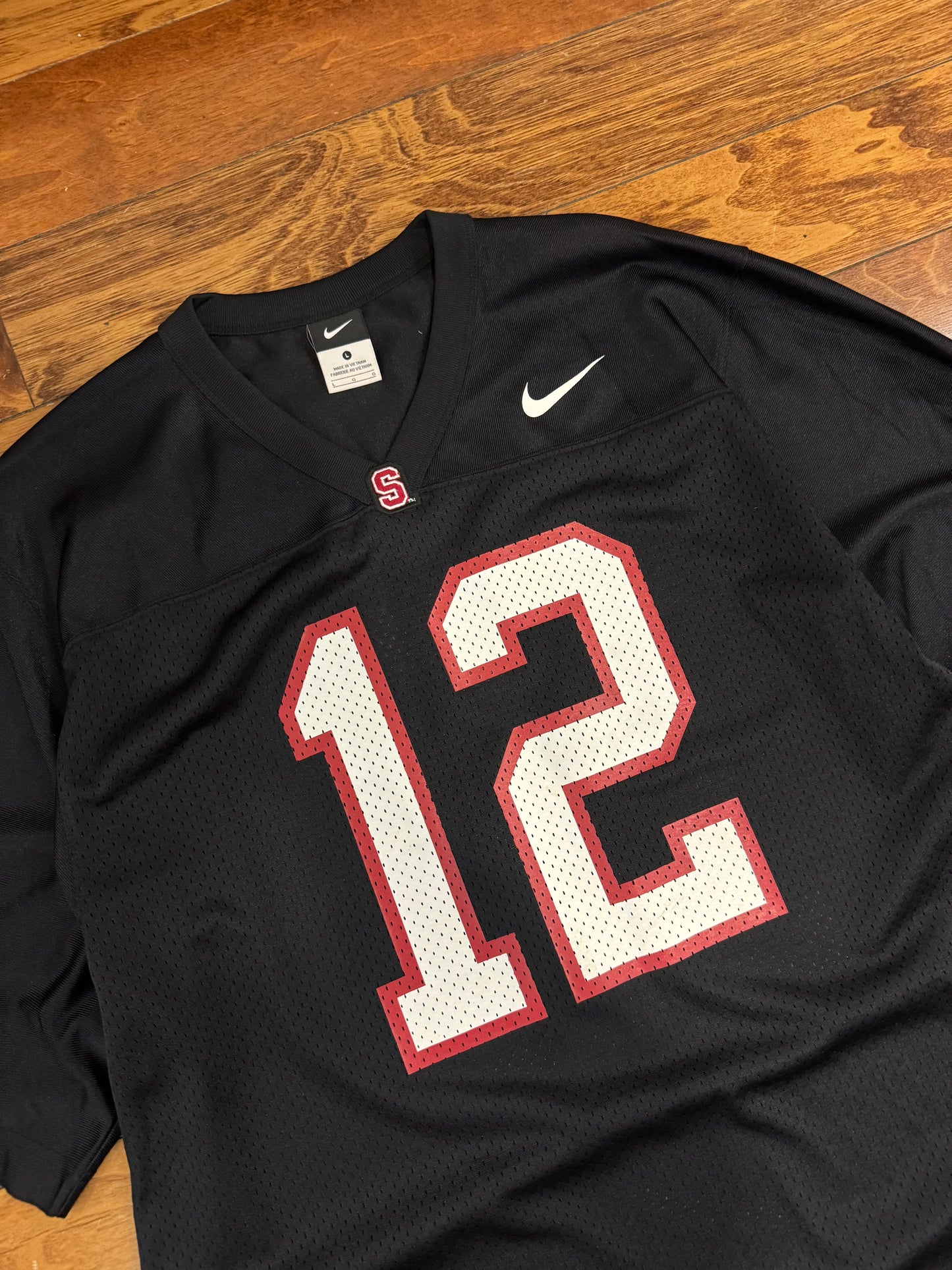 00s Stanford Andrew Luck #12 Nike Jersey (L)
