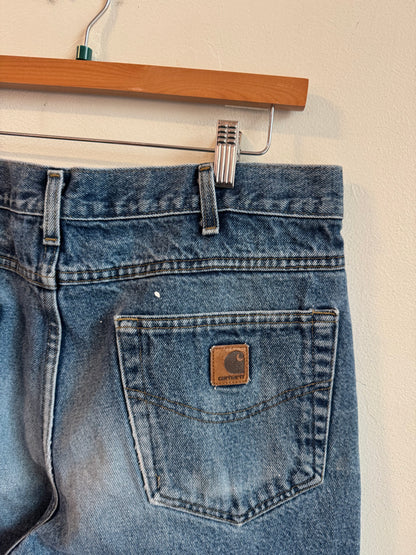 2007 Carhartt Faded Blue Shorts (36)