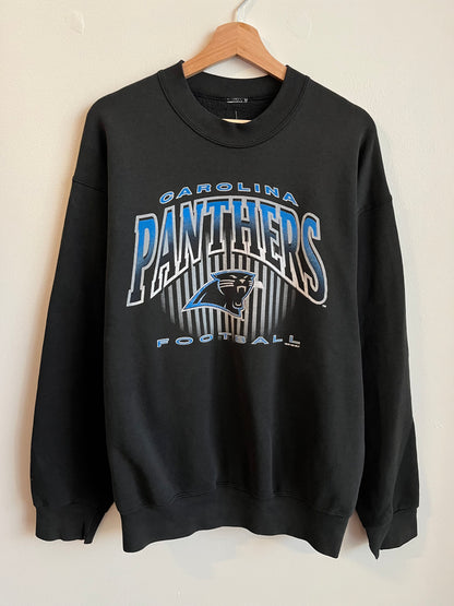 1996 Carolina Panthers Football Faded Crewneck (XL)