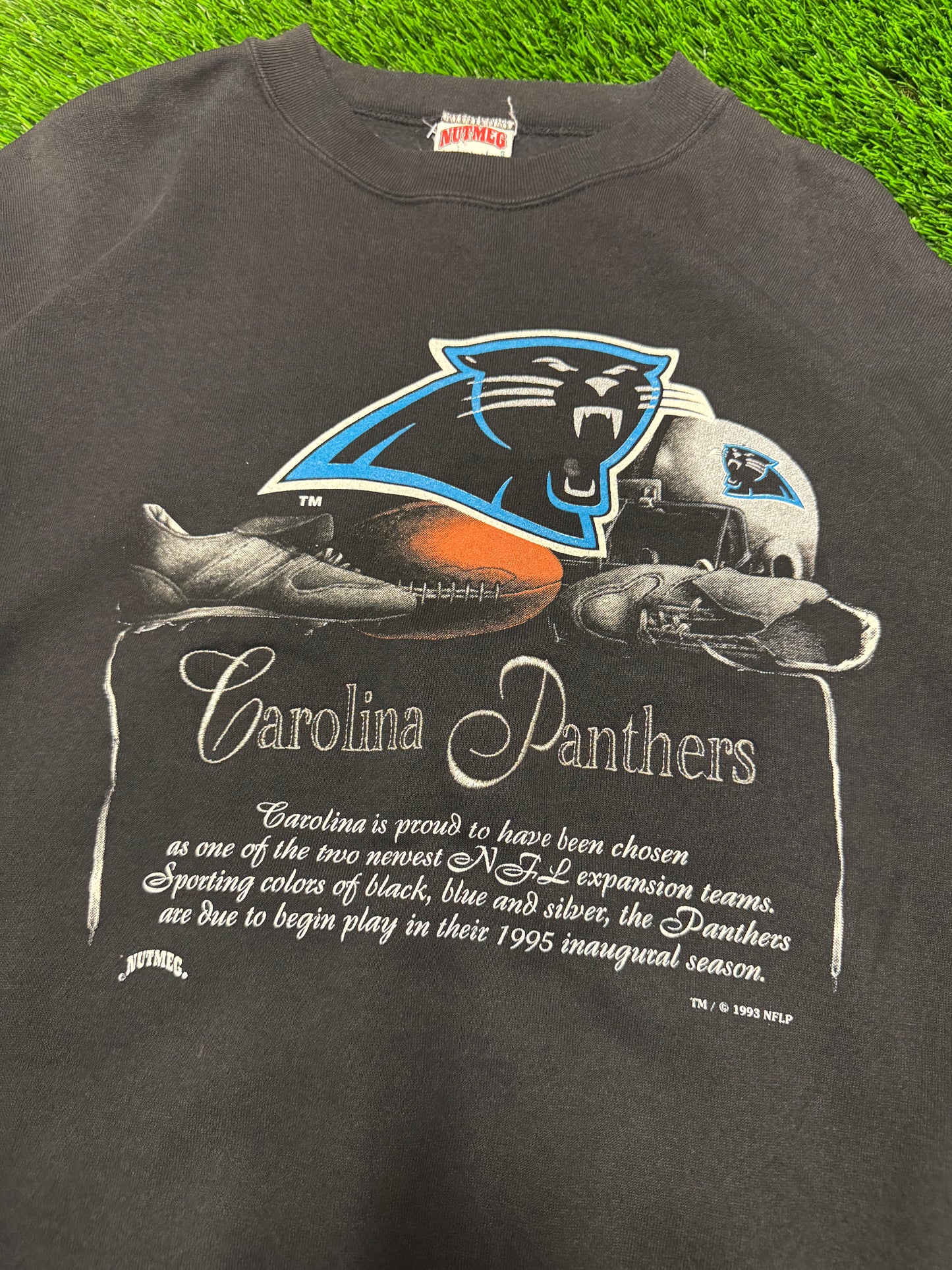 1993 Carolina Panthers Nutmeg Crewneck (XL)
