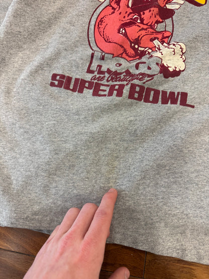 80s Washington Redskins Hogs Super Bowl Vintage Nike Tee (M)