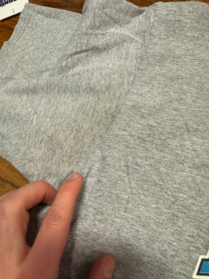 00s Carolina Panthers Gray Spell Out Tee (L)