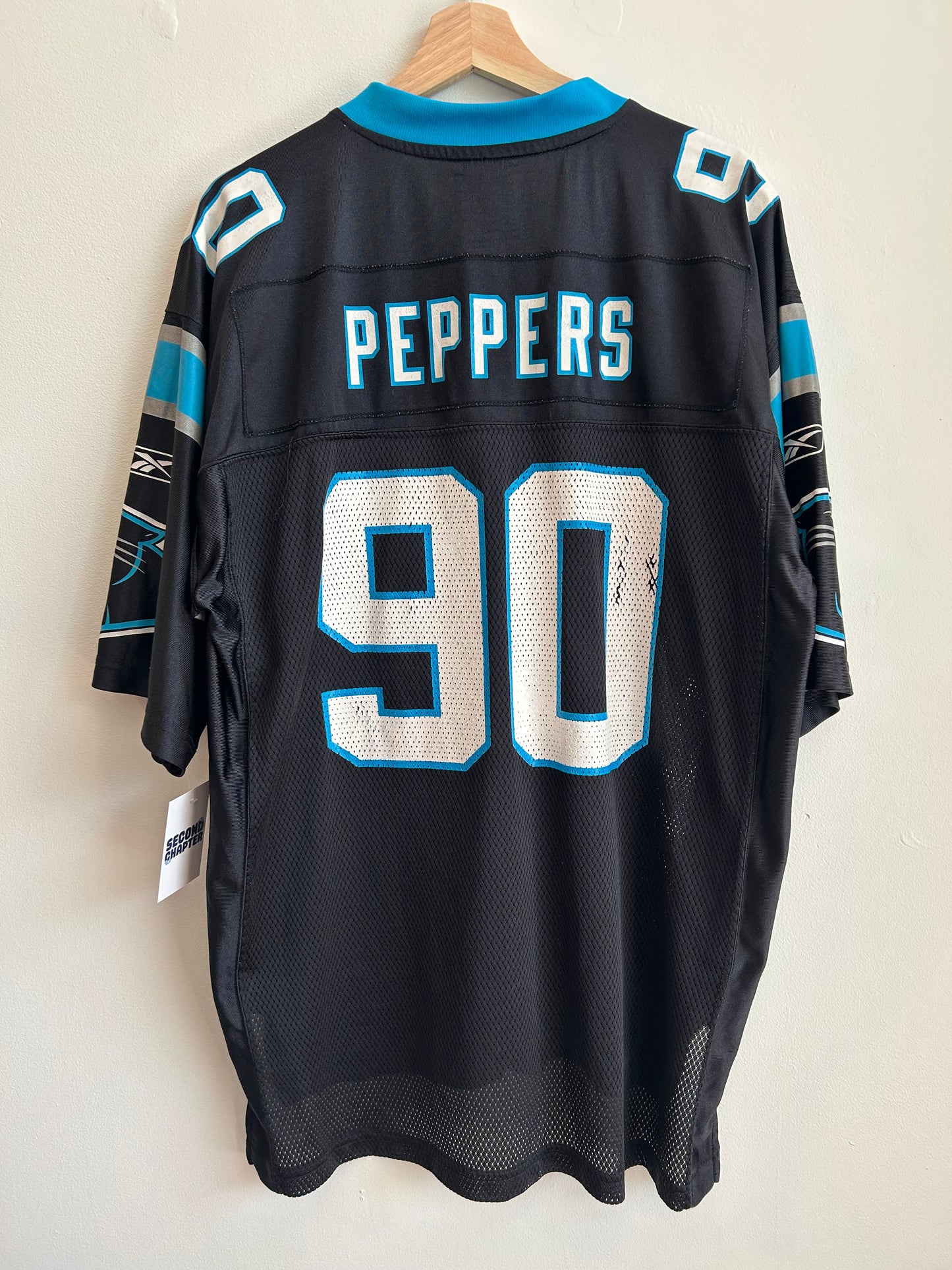 00s Carolina Panthers Julius Peppers Home Jersey (L)