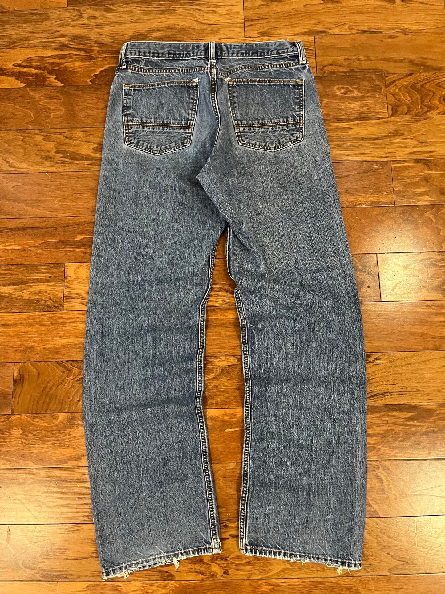 00s Arizona Loose Straight Blue Jeans (33 x 34)