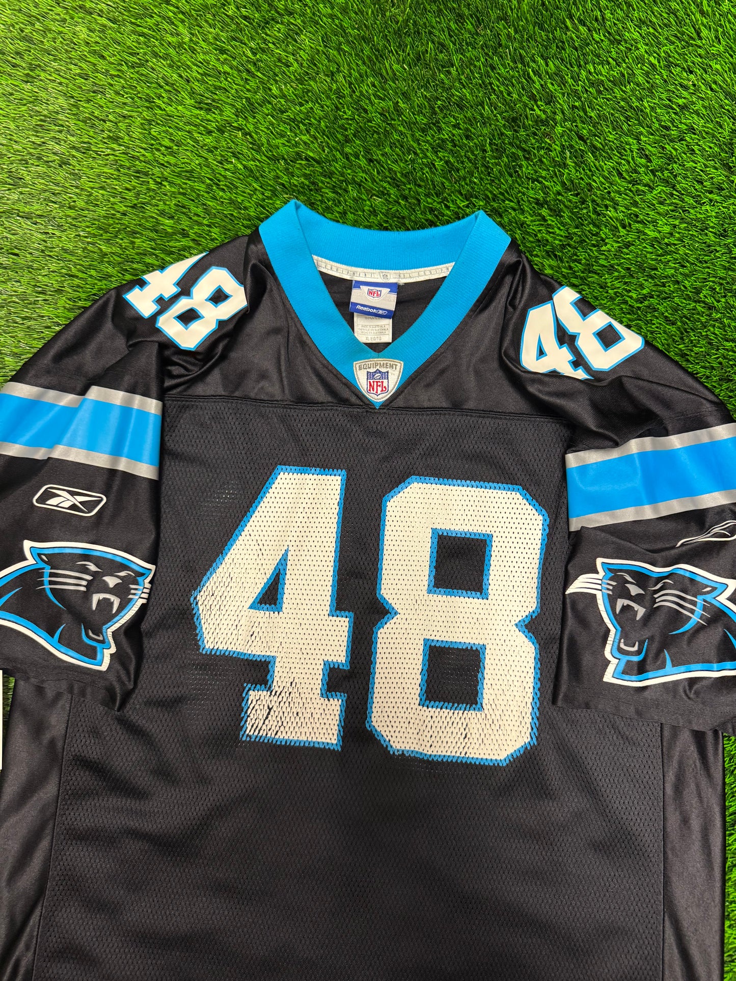 Carolina Panthers Stephen Davis #48 Reebok Jersey (XL)