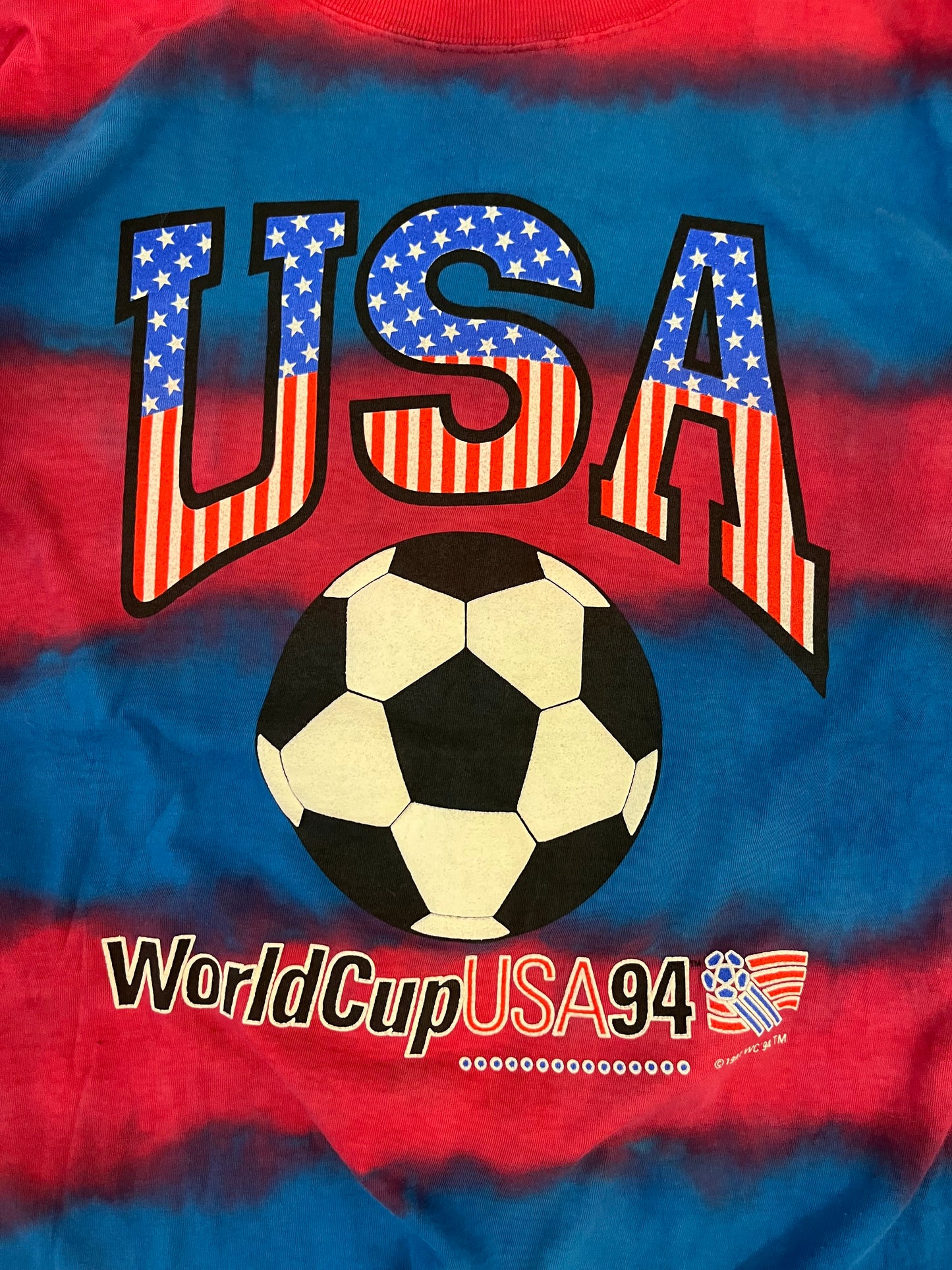 1994 USA World Cup Tie Dye Soccer Tee (XXL)