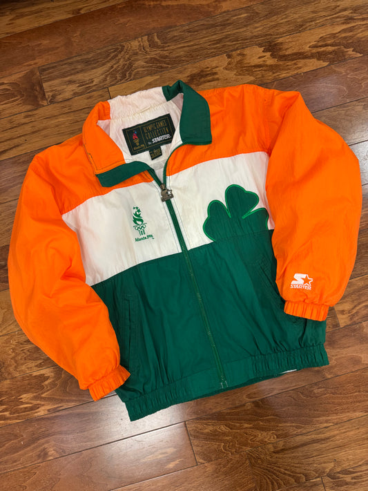 1996 Atlanta Olympics Ireland Vintage Starter Windbreaker (L)