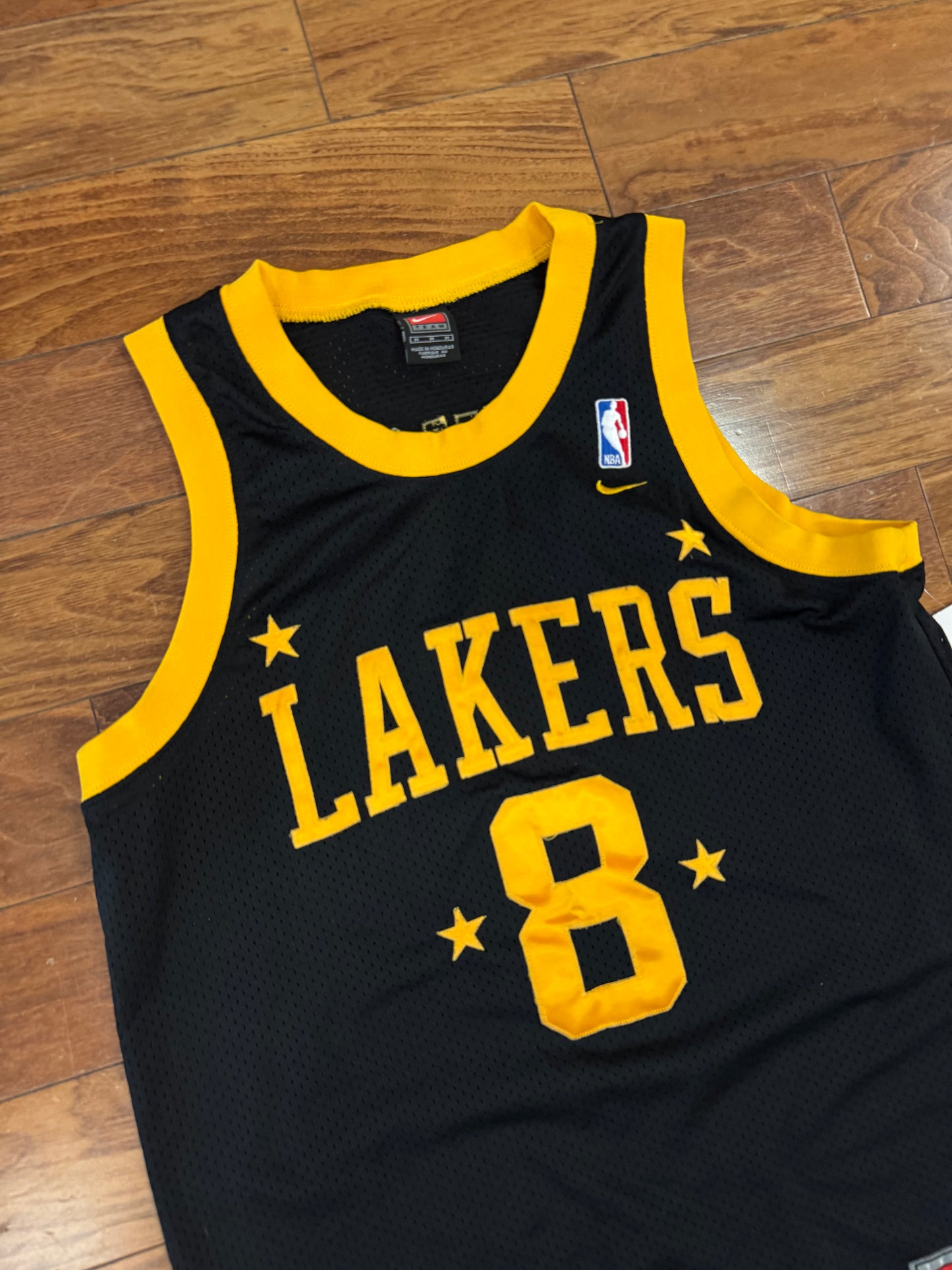 00s LA Lakers Kobe Bryant #8 Vintage Nike Team NBA Jersey (M)