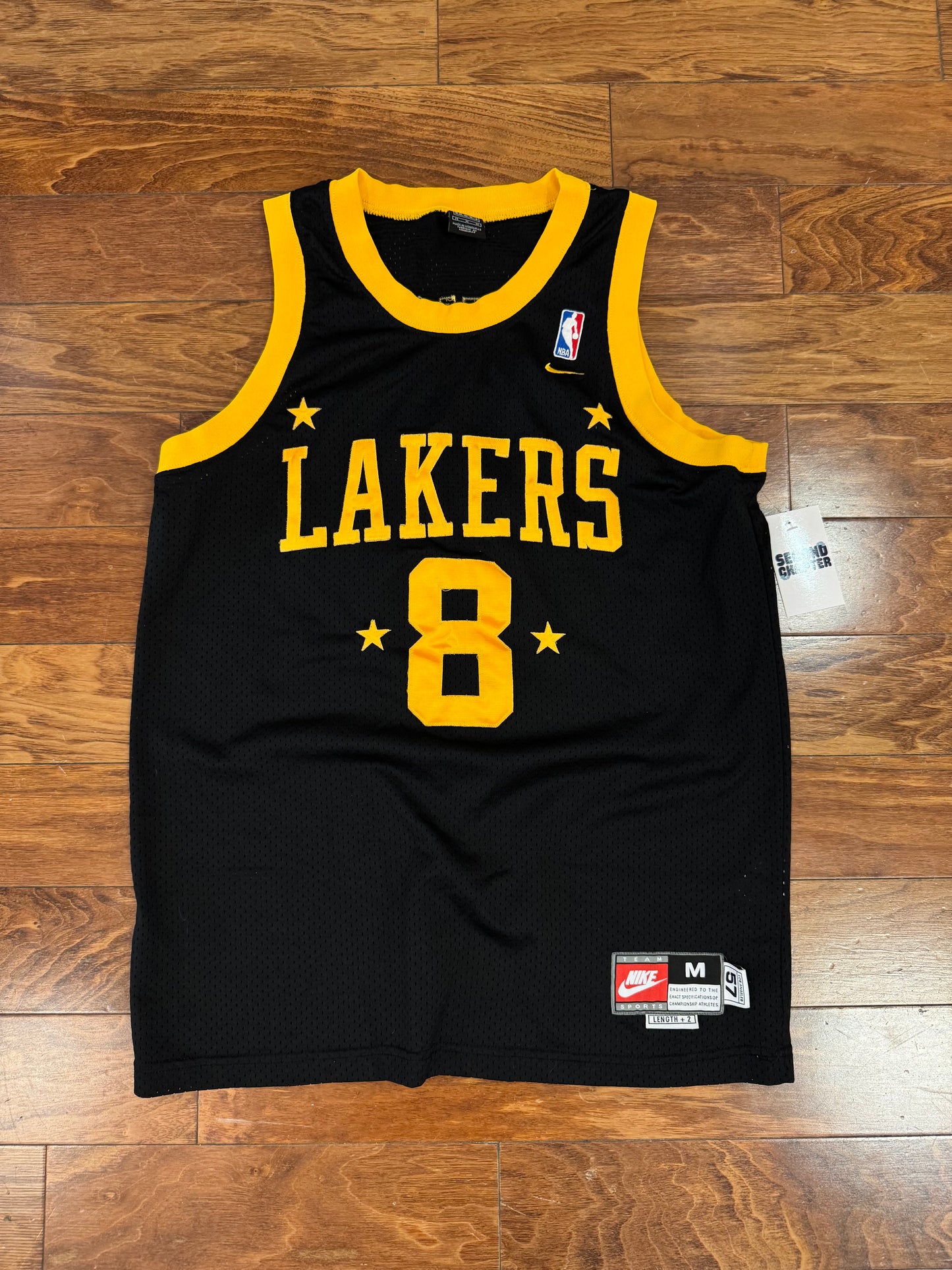 00s LA Lakers Kobe Bryant #8 Vintage Nike Team NBA Jersey (M)