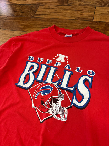 1988 Buffalo Bills Vintage NFL Helmet Tee (XL)