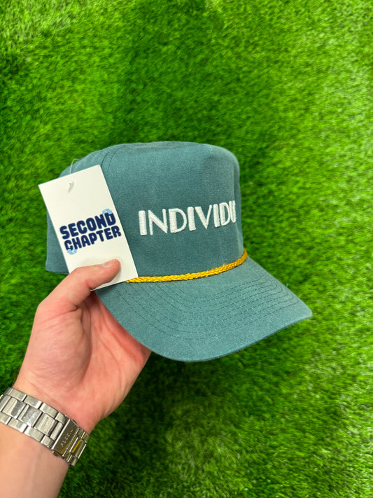 00s Individual Rope Hat Spell Out Vintage Snapback Hat (OS)