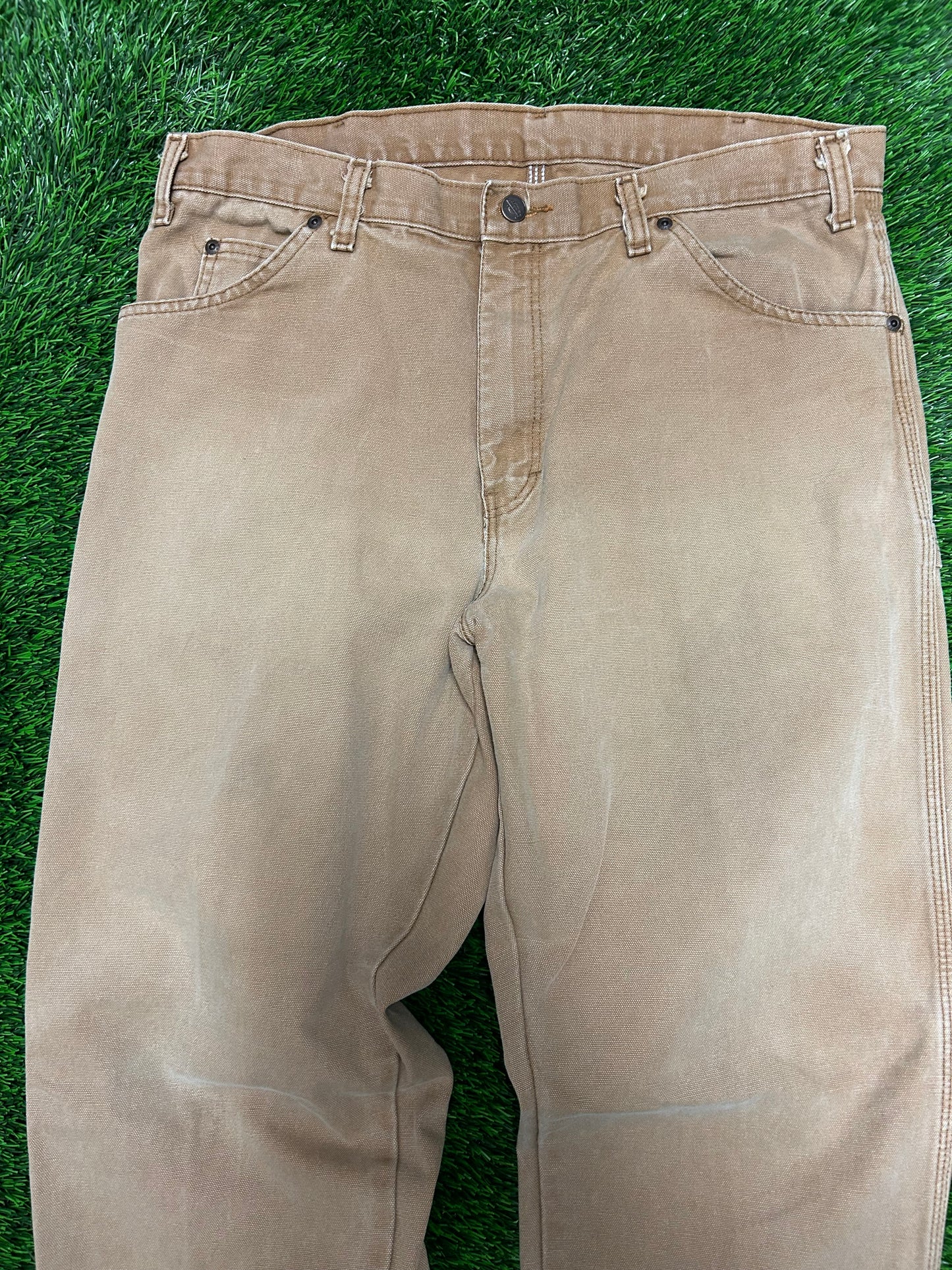 2013 Dickies Tan Red Tab Carpenter Pants (36 x 30)