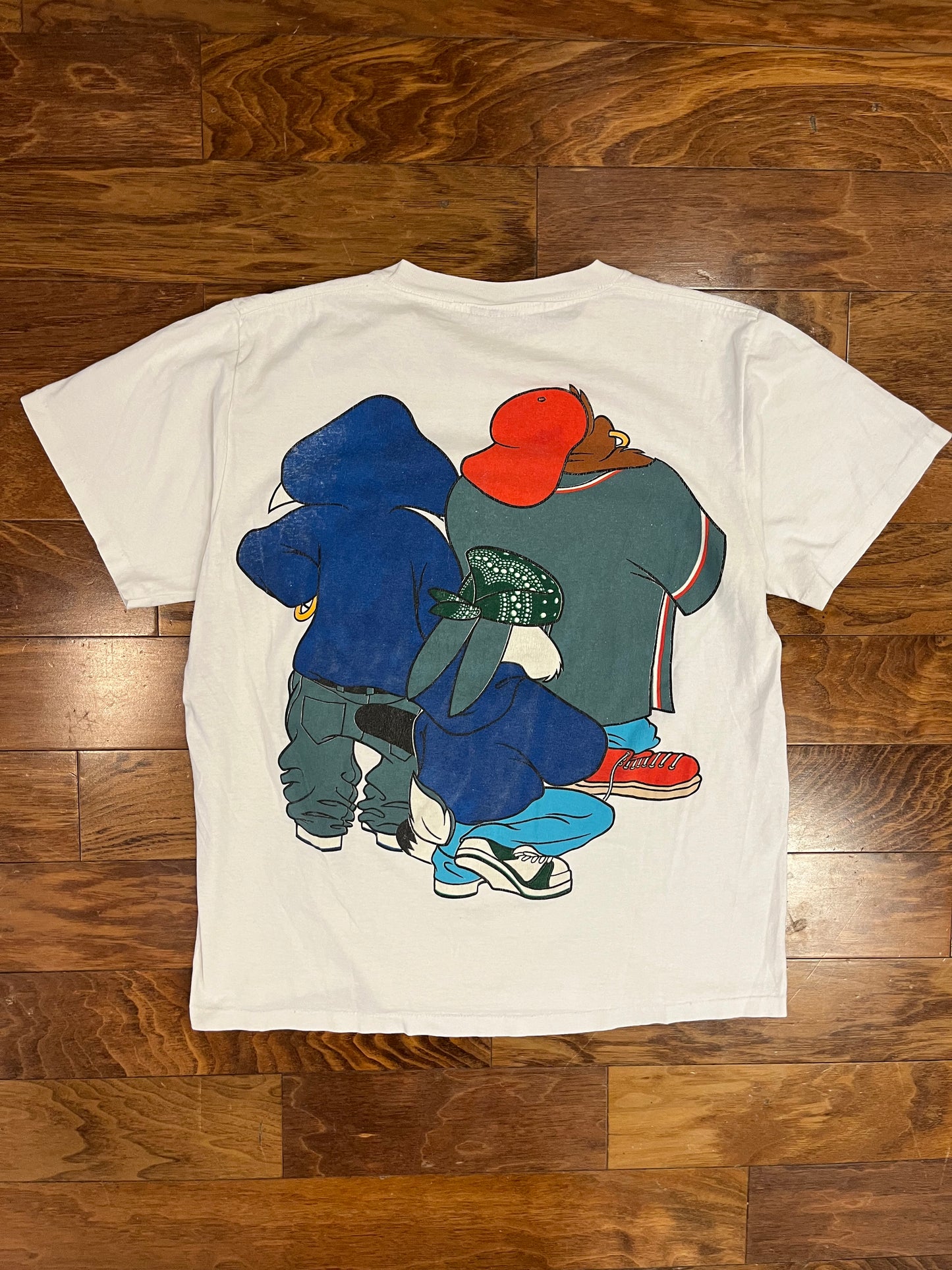 1993 Looney Tunes Bugs, Taz, & Sylvester Hip Hop Tee (L)