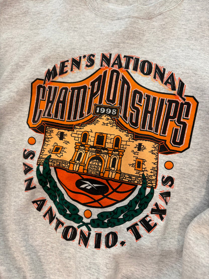 1998 Reebok Men's National Championships Texas Crewneck (XXL)
