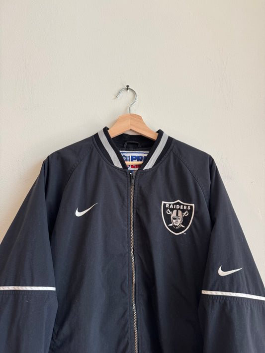 90s Oakland Raiders Nike Pro Line Jacket (L)