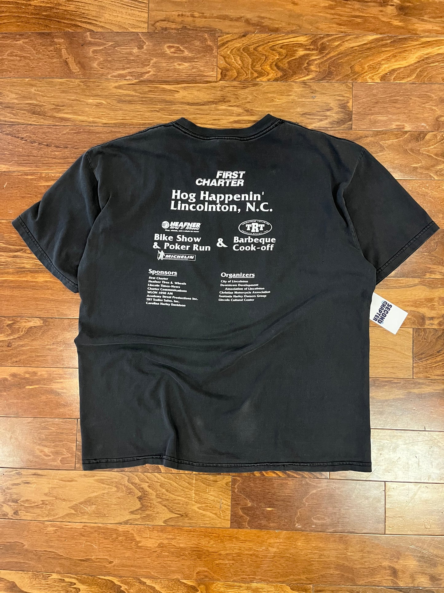 2002 Hog Happenin' Biker Tee (XL)