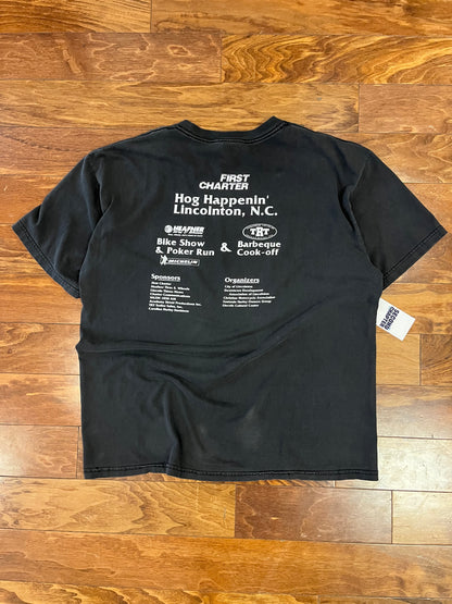 2002 Hog Happenin' Biker Tee (XL)