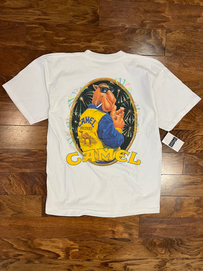 90s Joe Camel Graphic Cigarette Tee (L)