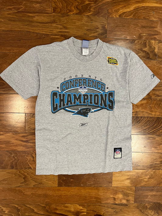 2003 Carolina Panthers NFC Champions Tee (M)