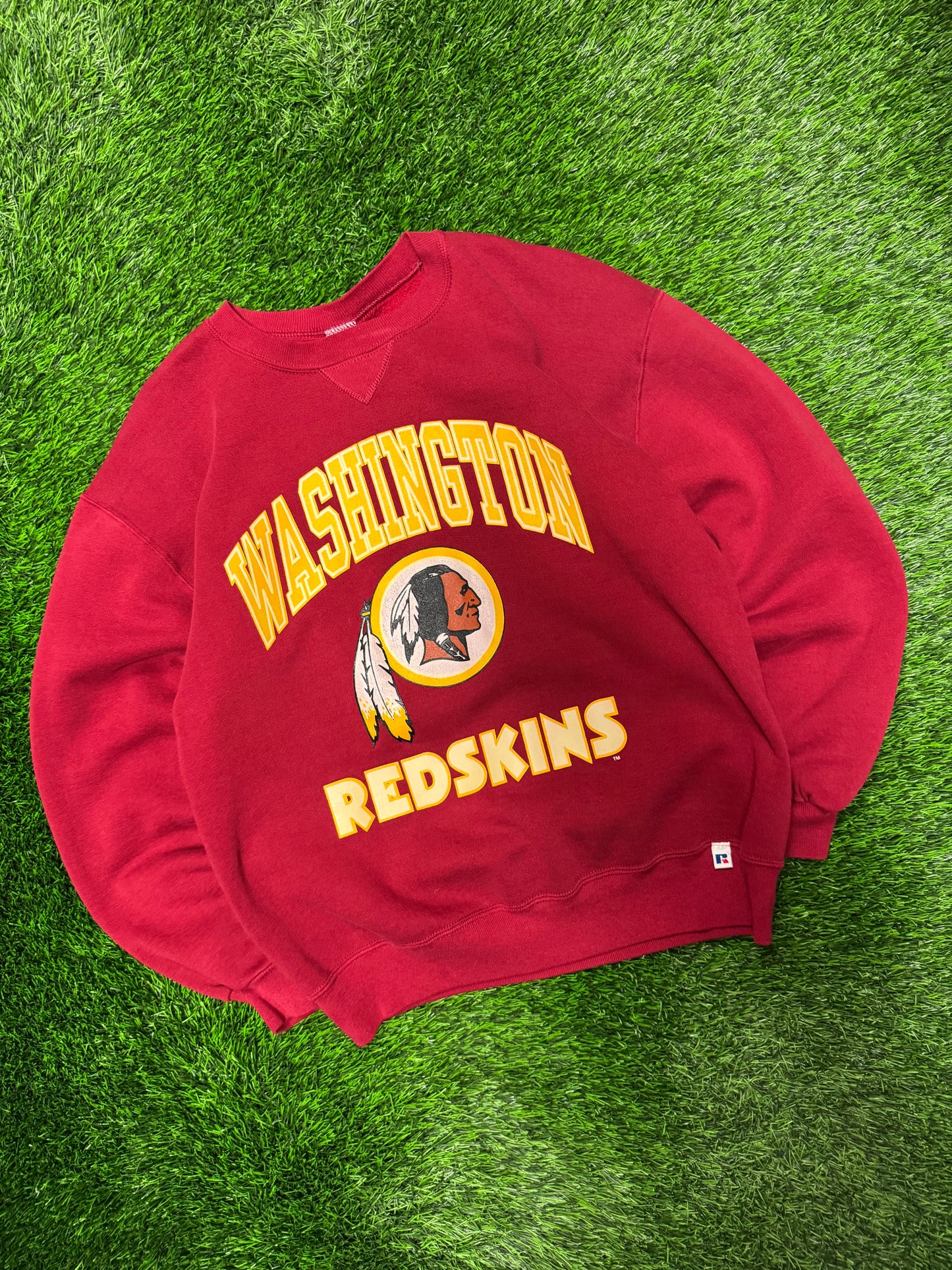 90s Washington Redskins Vintage Russell Athletics Crewneck (L)