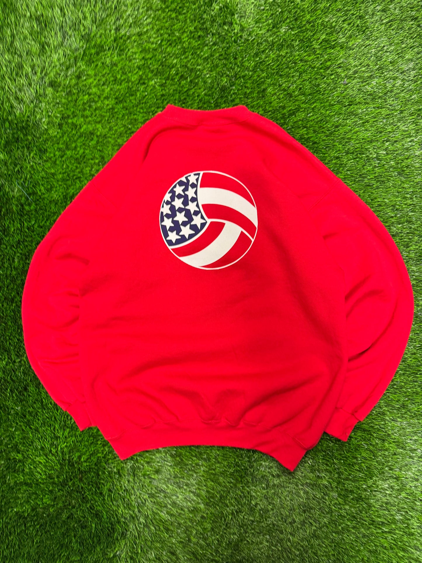 00s USA Volleyball Front/Back Vintage Crewneck (L)