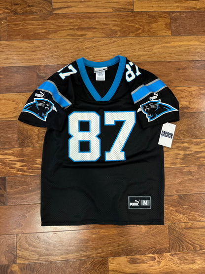 00s Carolina Panthers Muhsin Muhammed Puma Home Jersey (Youth M)