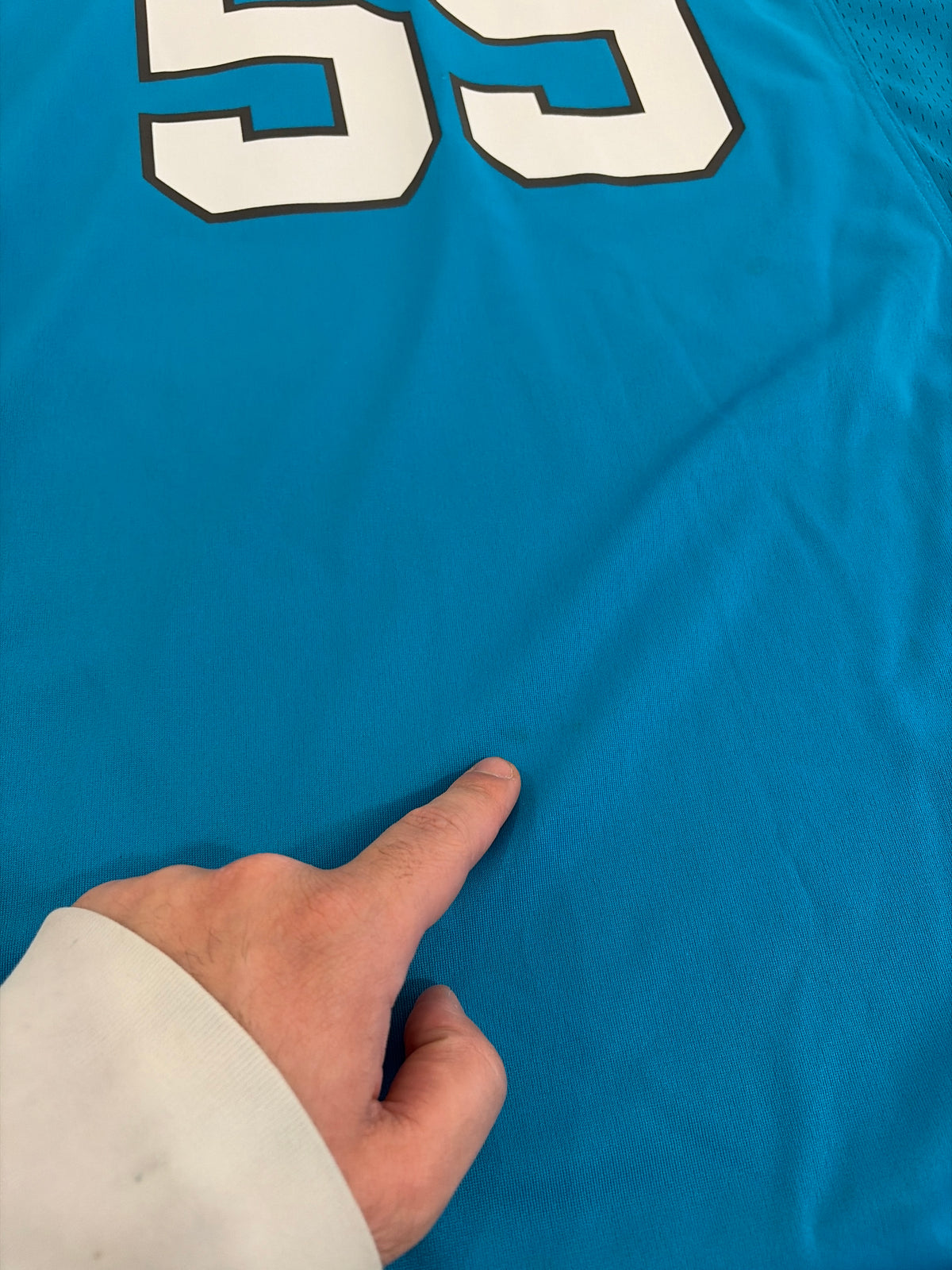 2010s Carolina Panthers Luke Kuechly Blue Nike Jersey (XXL)