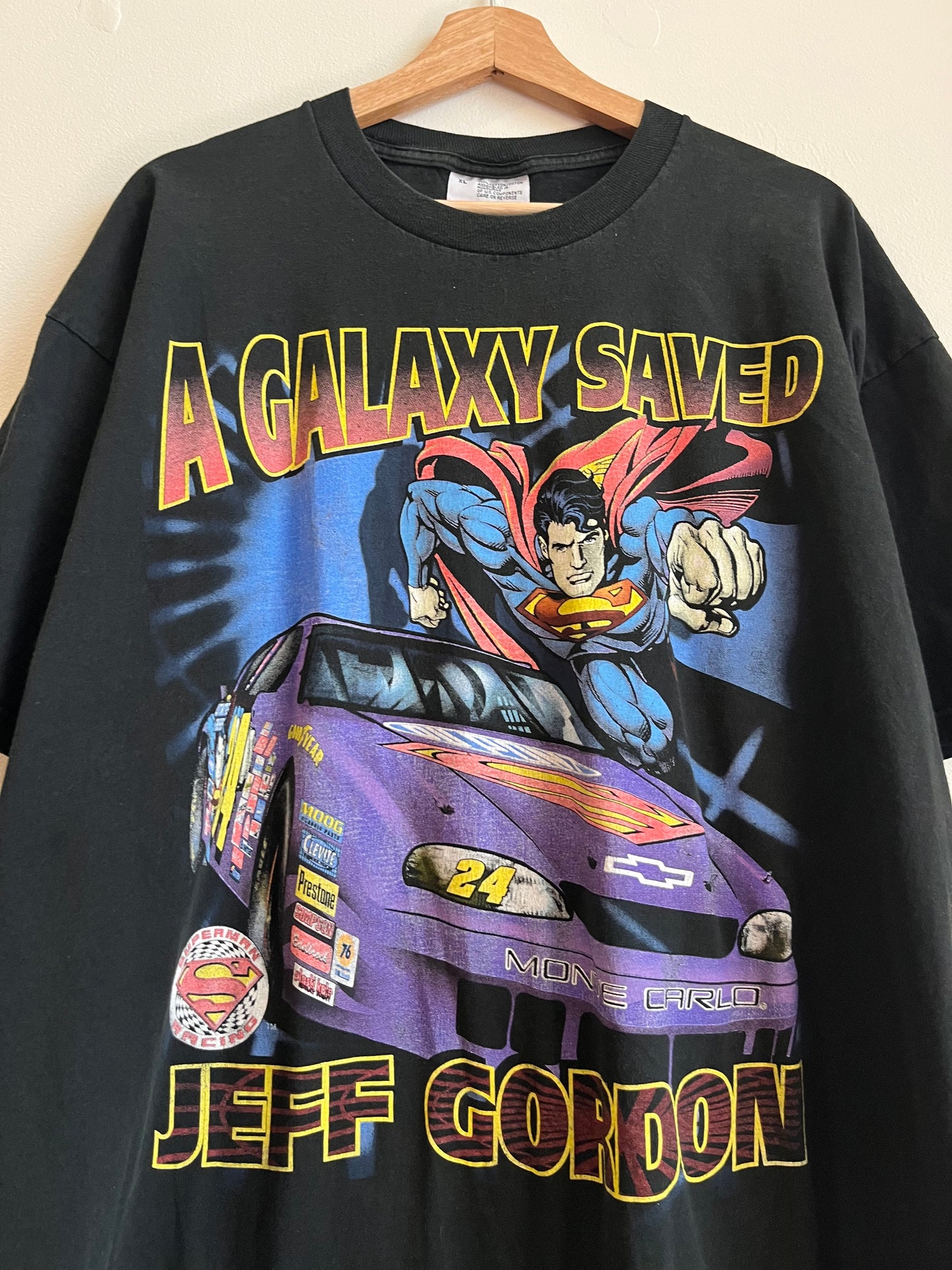 1999 Nascar Superman "A Galaxy Saved" Tee (XL)