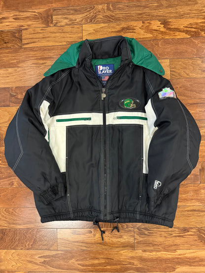 90s New York Jets Vintage Pro Player NFL Puffer Jacket (XL)