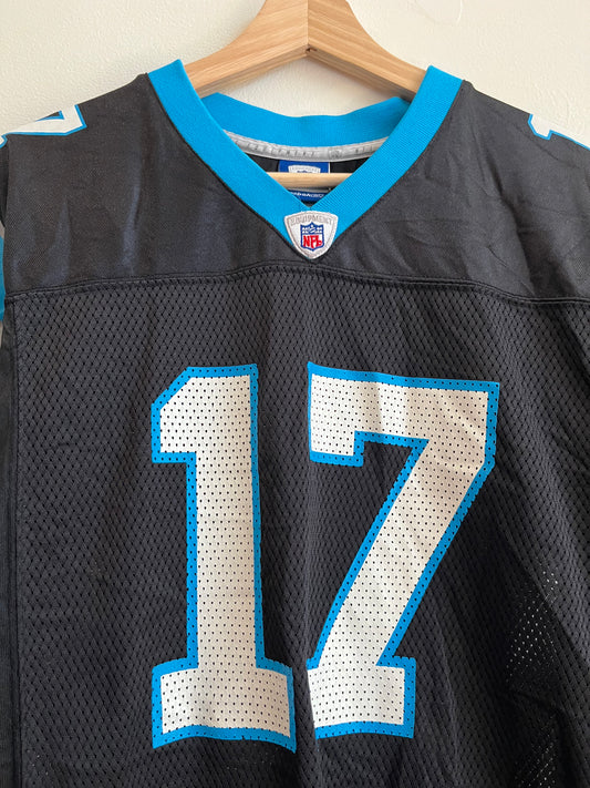 00s Carolina Panthers Jake Delhomme Reebok Jersey (Youth L)