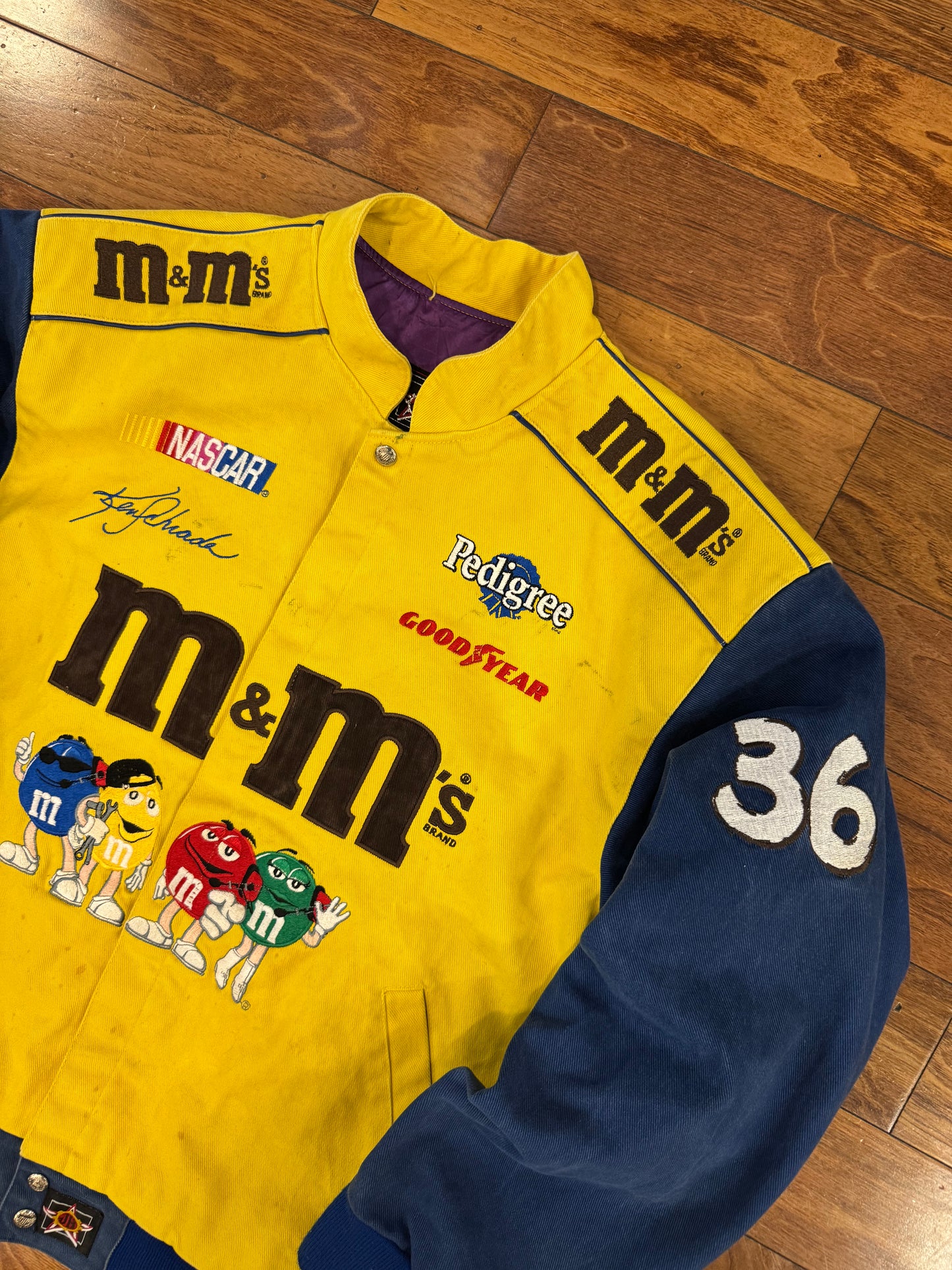 90s M&M's Racing Jeff Hamilton Nascar Jacket (XL)