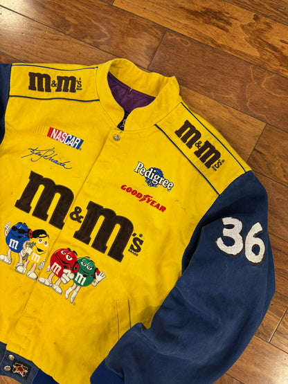 90s M&M's Racing Jeff Hamilton Nascar Jacket (XL)