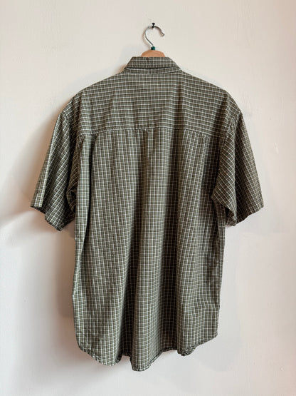 00s Arizona Jeans Green Casual Pocket Polo Shirt (M)