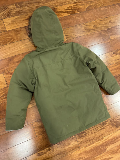 00s GAP Fur Hooded Vintage Jacket (Youth L)