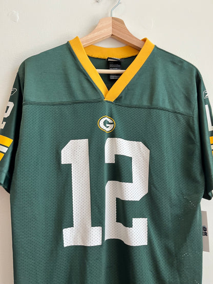 00s Green Bay Packers Aaron Rodgers Home Jersey (Youth XL)