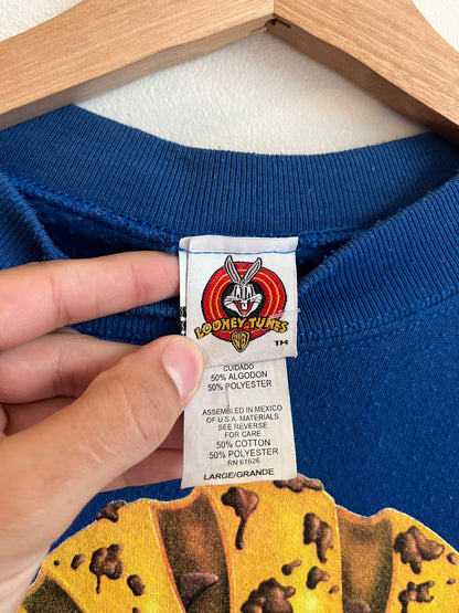 1997 Mud and Gears Taz Looney Tunes Crewneck (L)
