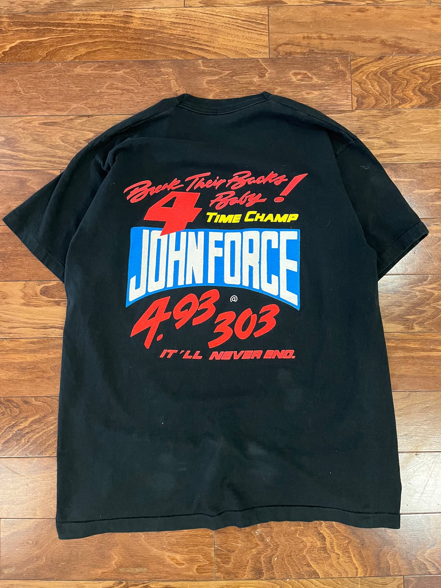 1995 John Force NHRA Racing Tee (XL)