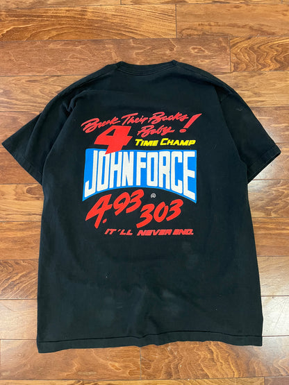 1995 John Force NHRA Racing Tee (XL)