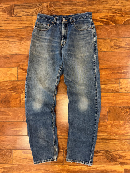2001 Levi's 550 Vintage Mid Wash Jeans (33 x 34)