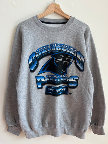 1996 Carolina Panthers Vintage Division Champions Crewneck (M)