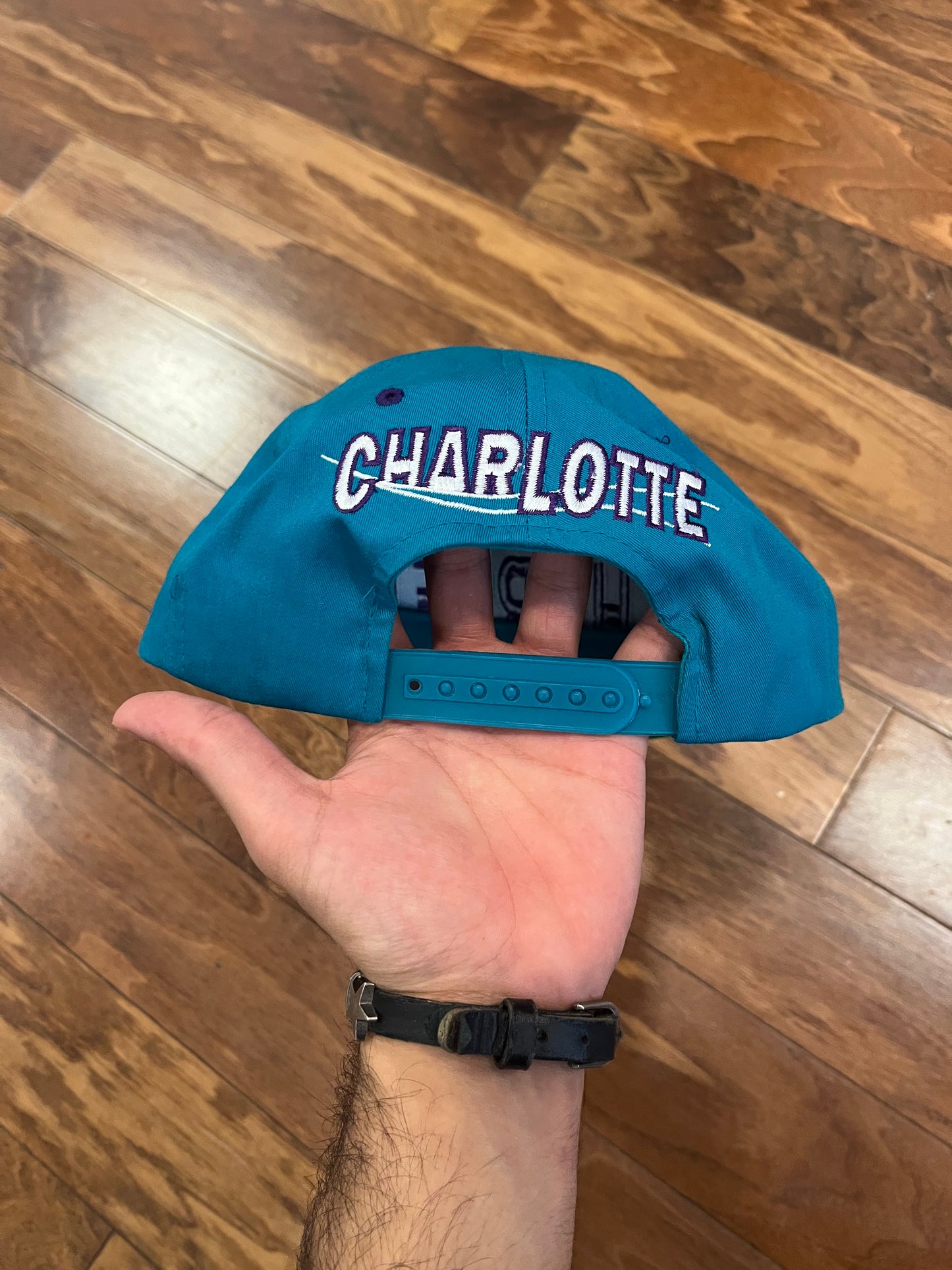 90s Charlotte Hornets Spell Out Hat