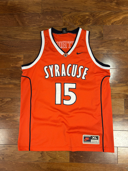 2004 Syracuse Carmelo Anthony #15 Vintage Nike Team College Jersey (XL)
