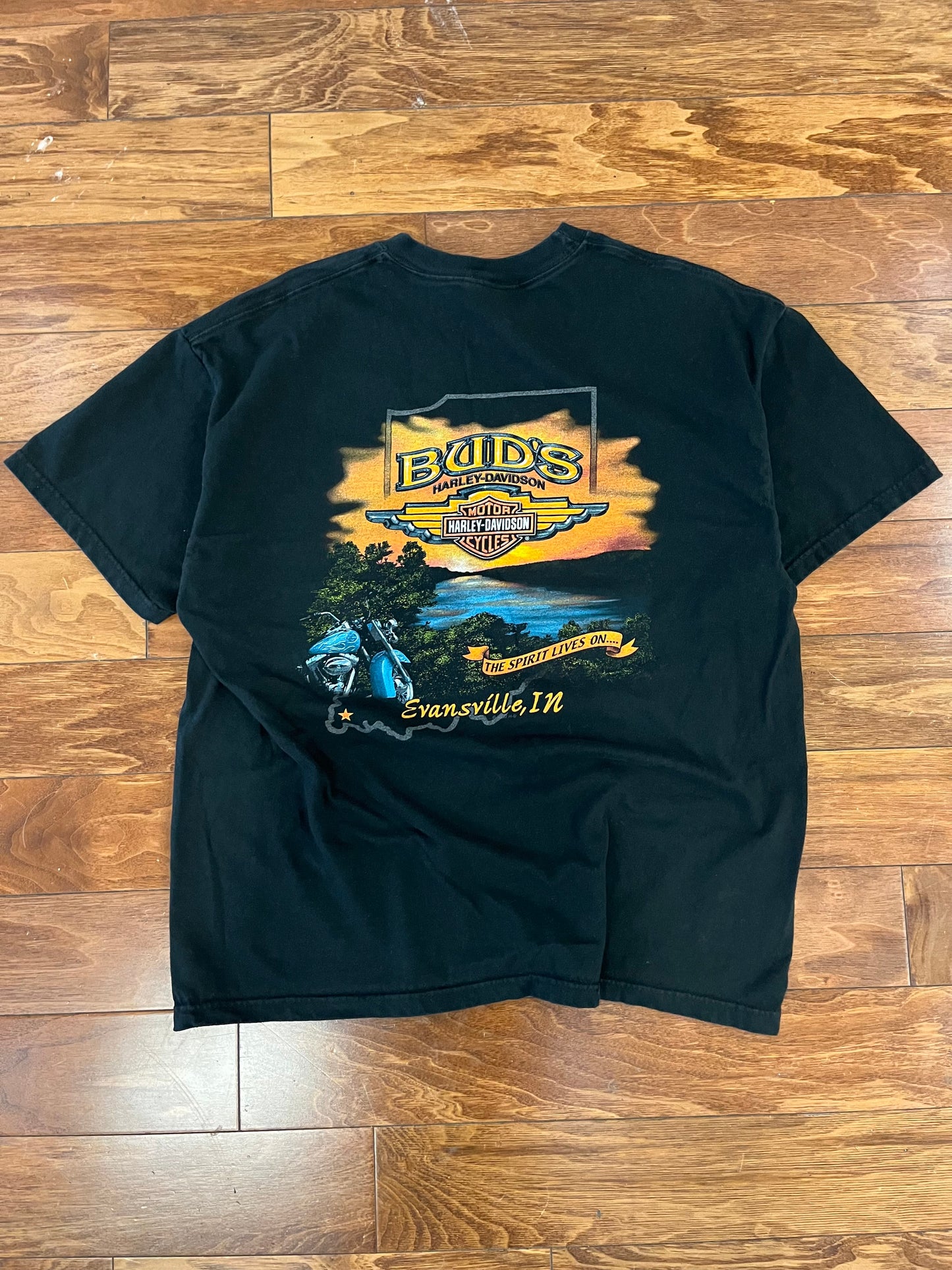 2002 Harley Davidson Bud's IN Pocket Tee (XL)