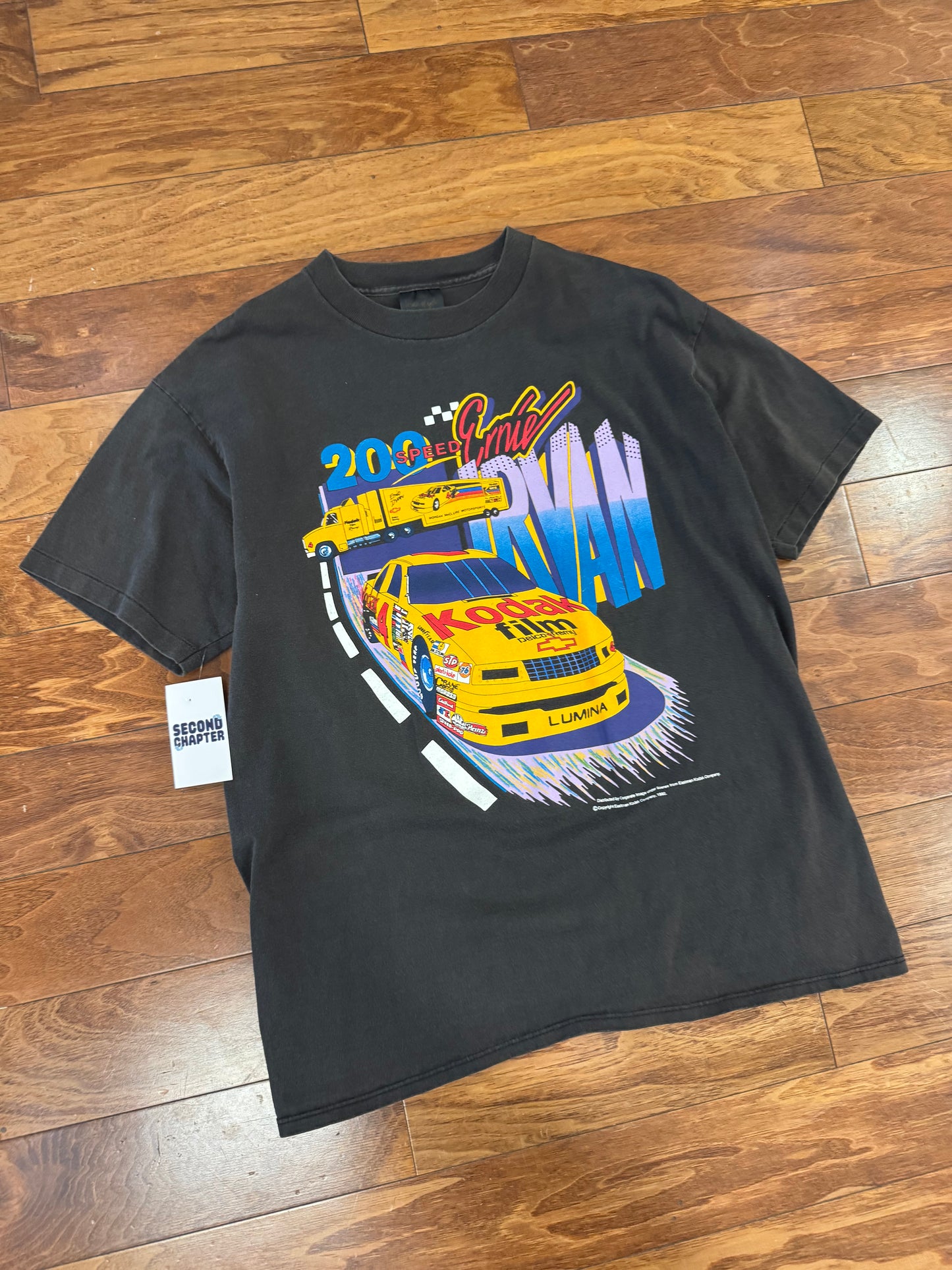 1992 Ernie Irvan Kodak Graphic Nascar Tee (L)