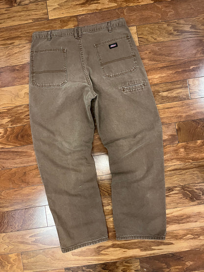 2018 Dickies Mocha Carpenter Pants (38 x 32)