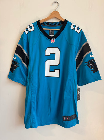 2010s Carolina Panthers DJ Moore Blue Deadstock Jersey (XL)