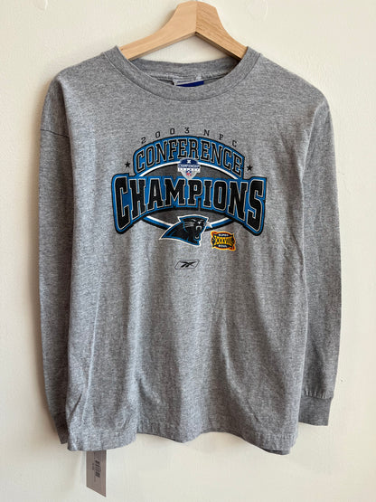 2003 Carolina Panthers Conference Champs Long Sleeve Shirt (Youth XL)