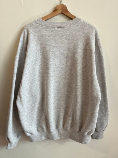 1995 Carolina Panthers Russell Pro Line Grey Crewneck (XXL)