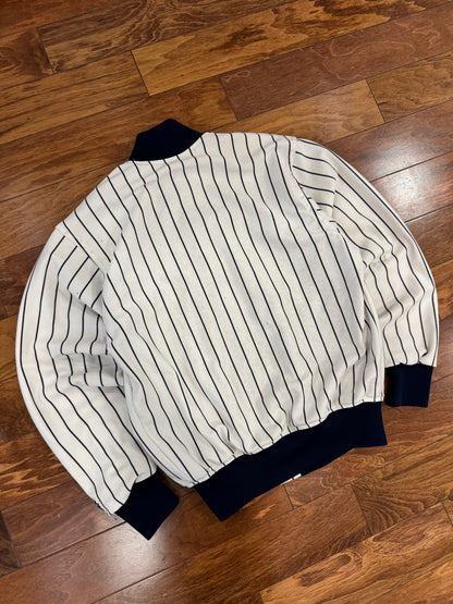 80s Chicago White Sox Vintage Pinstripe Coach Jacket (M)