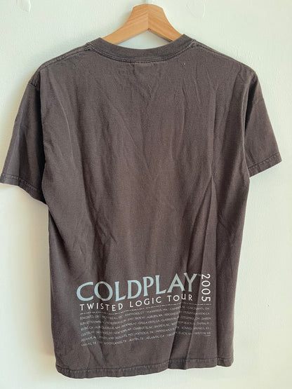 2005 Coldplay Twisted Logic Tour Band Tee (S)